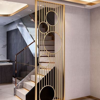 Customized Indoor Decorative Room Partition Modern Metal Frame Structure Panels