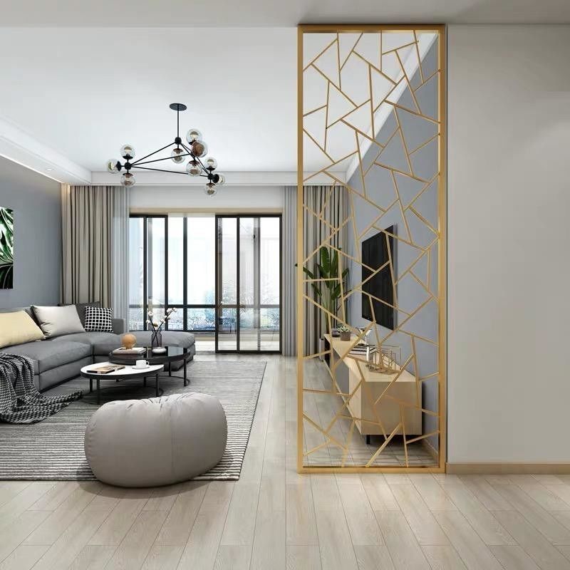Laser Cut Metal Room Divider Metal Partition Screen Panel For Restaurant