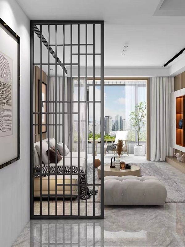 Self - Installation On Site Metal Panel Screens And Room Dividers Frame Structure