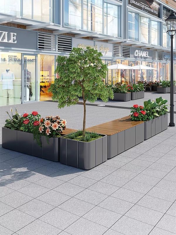 Custom Stainless Steel Flowerpot Home Decoration High Durability